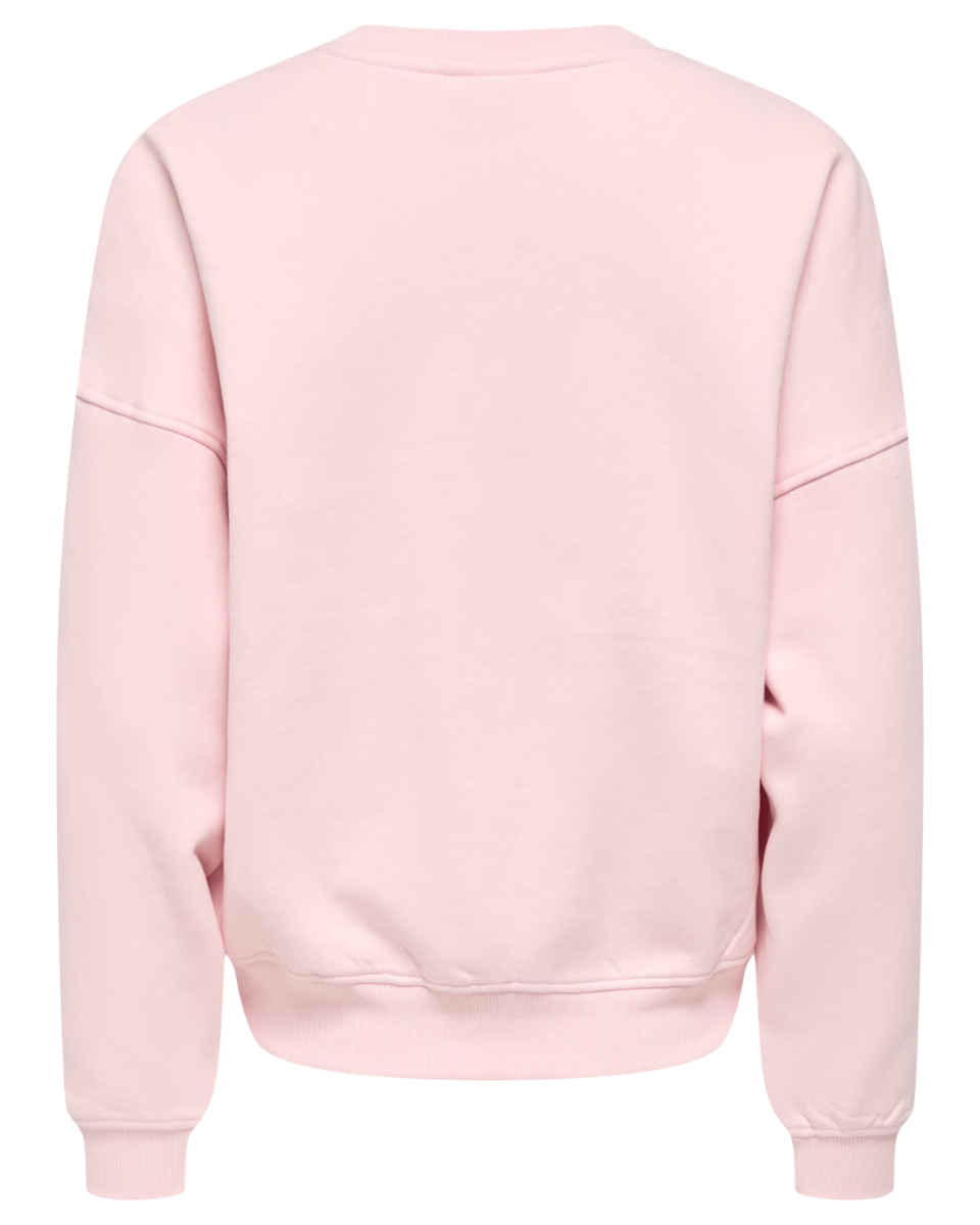 Mesa L/S O-Neck Sweat Noos Chalk Pink/WInd