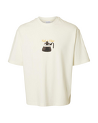 Relaxnorman SS Coffee T-shirt Egret