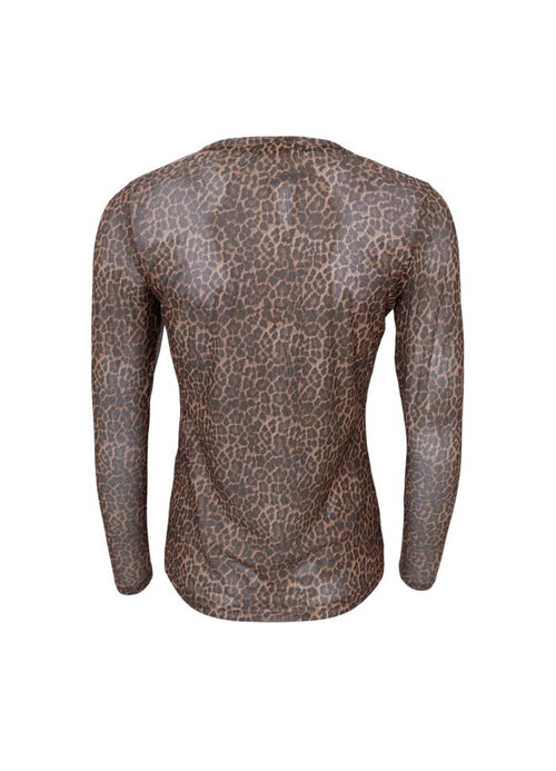 Black Colour Kamma Mesh Blouse Mini Leo