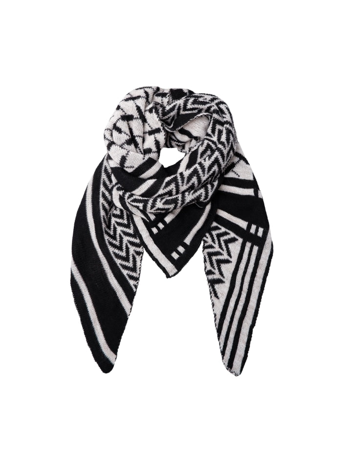 Bex Triangle Scarf Off White
