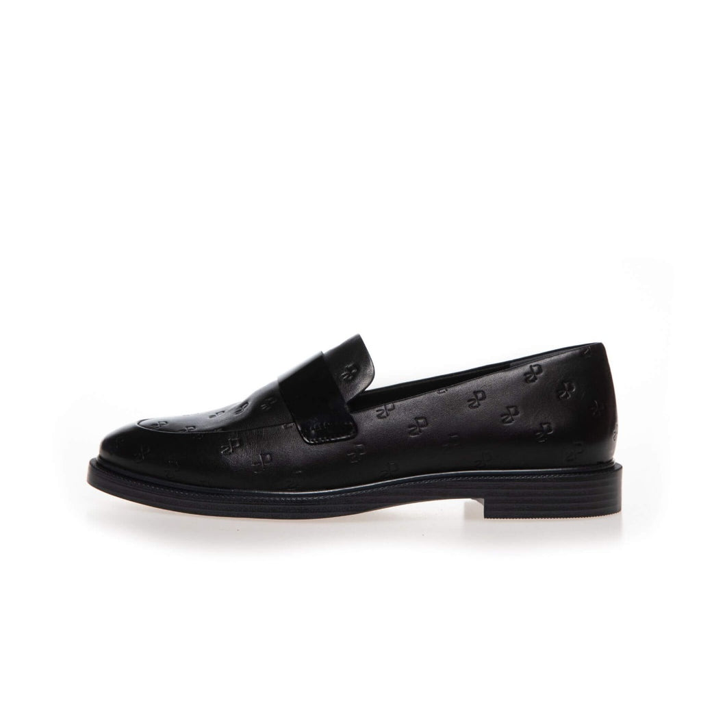 History Wibes Plain Loafers Black