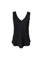 Black Colour Mabel Double V-Top Black