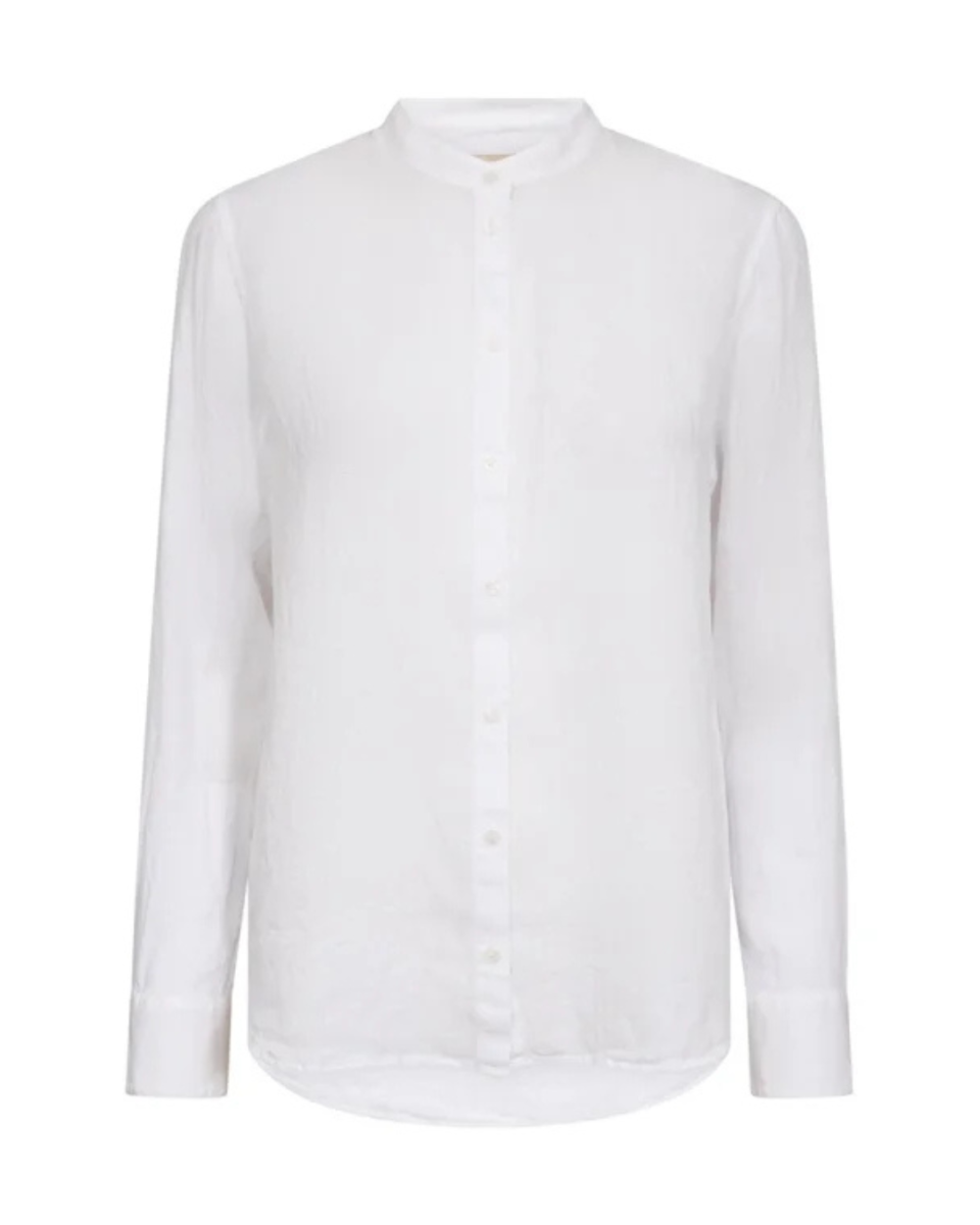 MMArtina Linen Shirt White