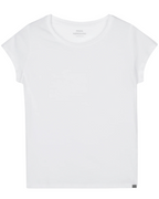 Organic Jersey Teasy T-Shirt-WHITE