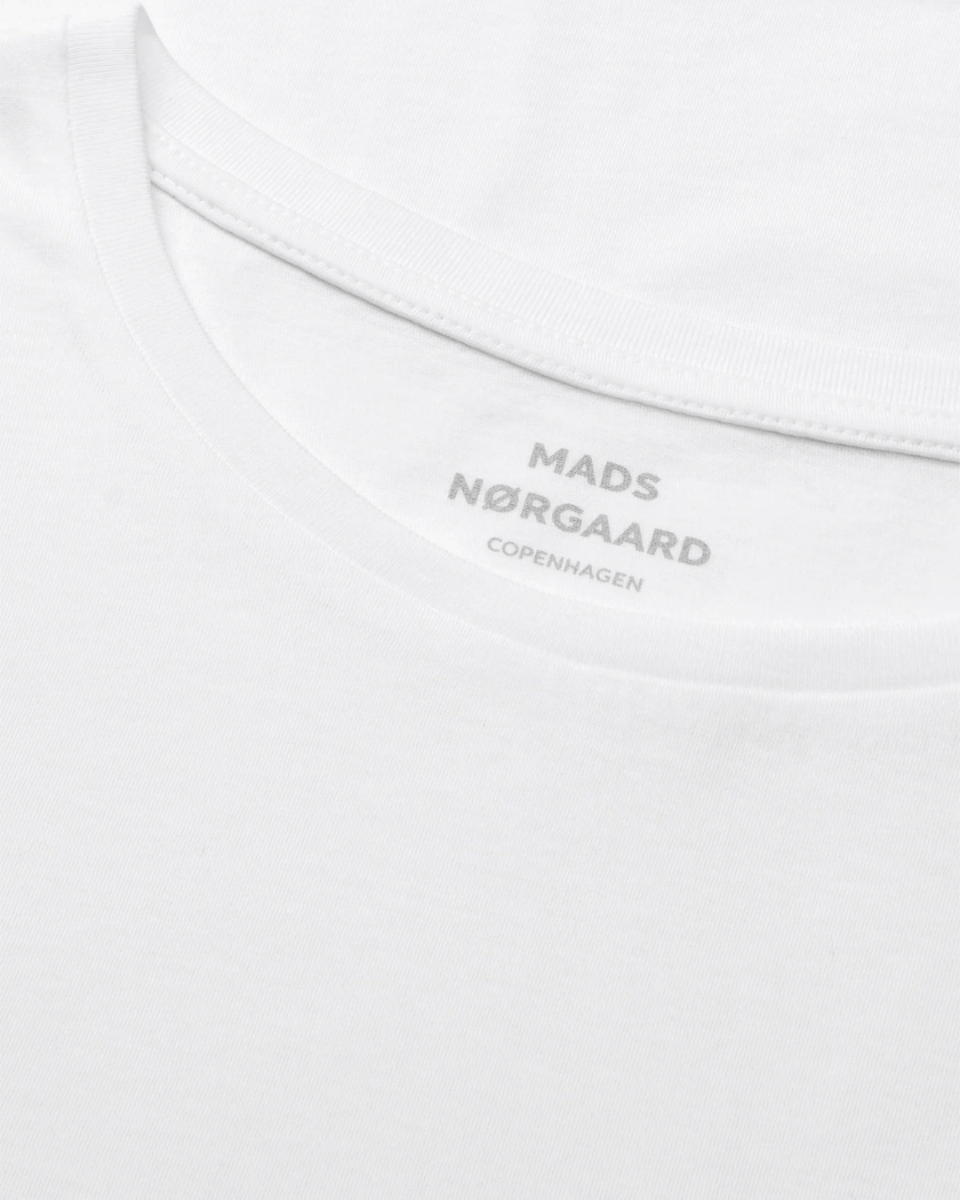 Organic Jersey Teasy T-Shirt-WHITE