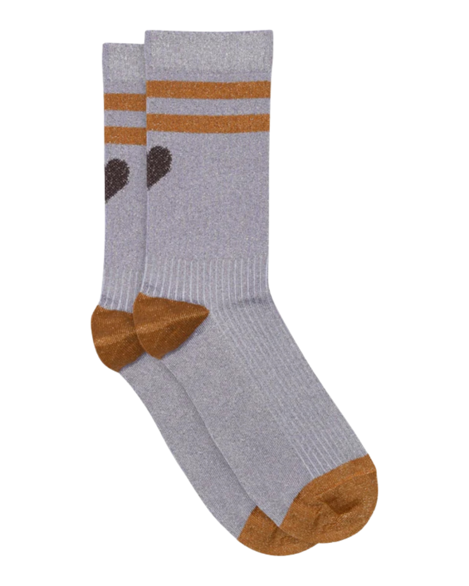Elga Glitter Socks Wisteria