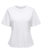 Eva S/S Top Jrs White