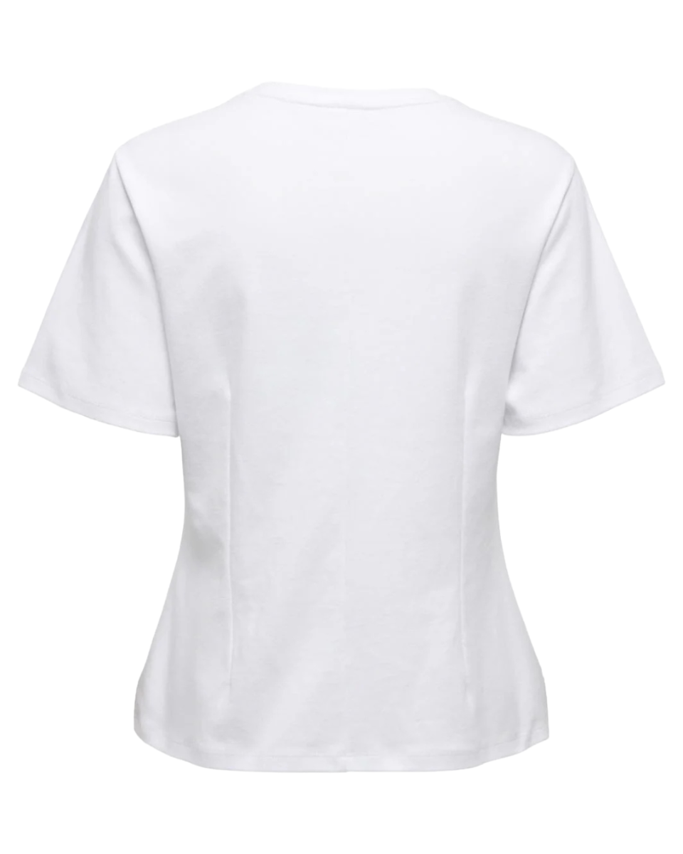 Eva S/S Top Jrs White