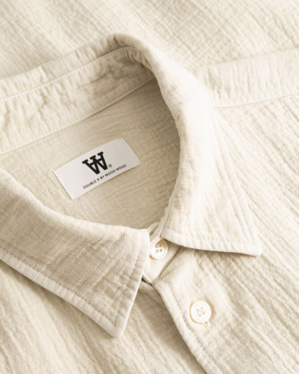 Wood Wood Adrian Shirt Silver Birch