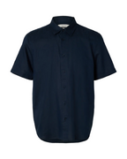 Regclaus Clay Linenblend SS Shirt Sky Captain