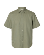 Regclaus Clay Linenblend SS Shirt Vetiver