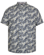 GusSi Linen/cotton Shirt Print Creamy