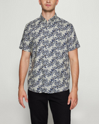 GusSi Linen/cotton Shirt Print Creamy