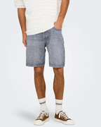 Edge Mg 2042 Tai Denim Shorts Noos Medium Grey
