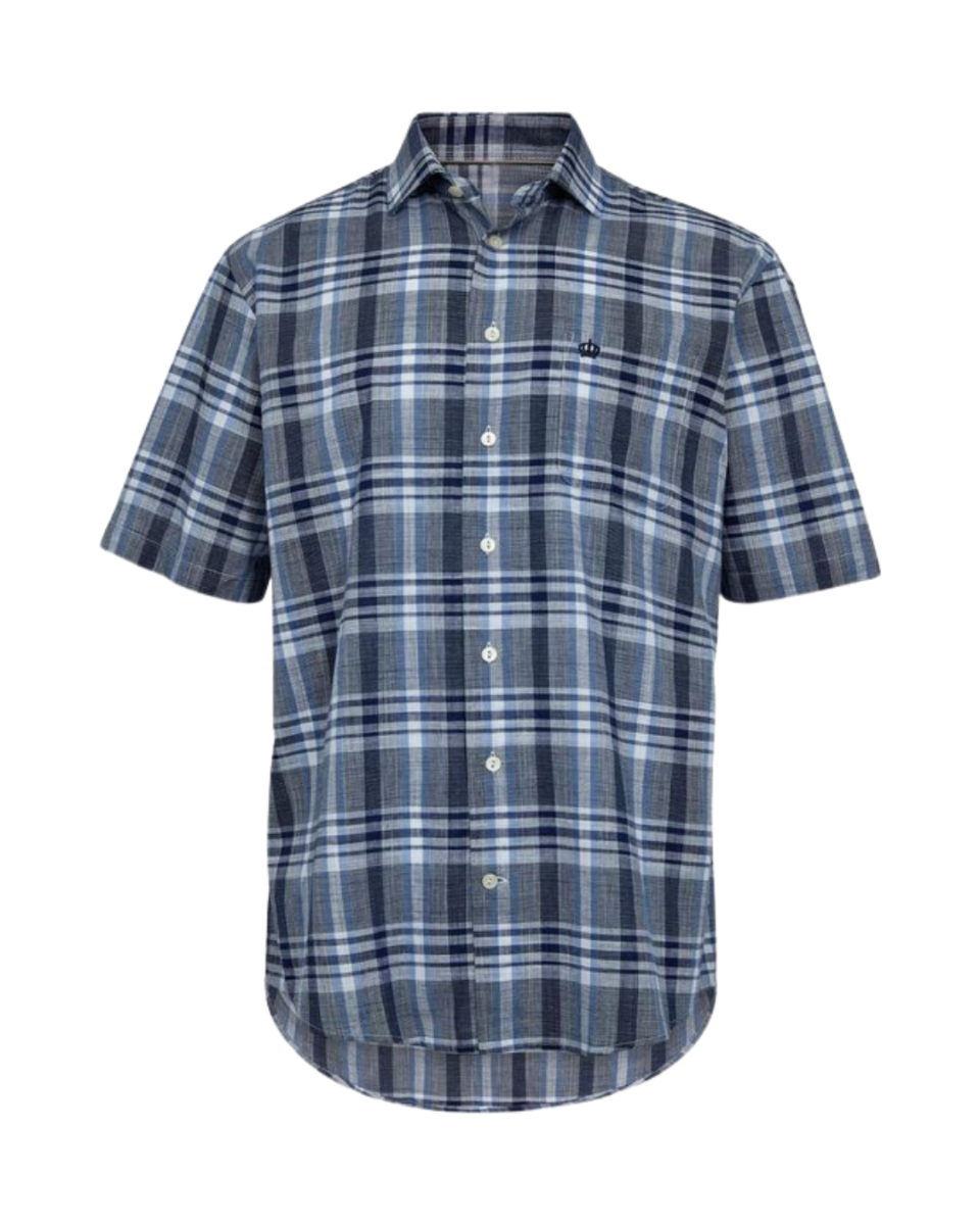 Thr Box Shirt S/S Regular Fit Blue