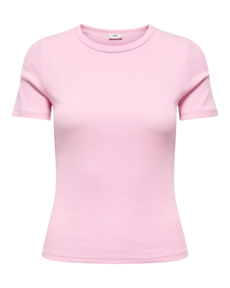 Lucky S/S O Neck Top Noos Fragrant Lilac