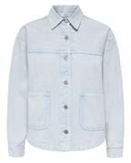 Noma L/S Shacket Noos Cashmere Blue
