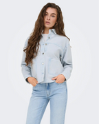 Noma L/S Shacket Noos Cashmere Blue