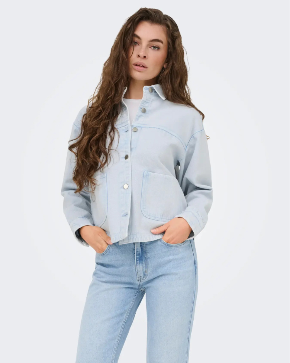 Noma L/S Shacket Noos Cashmere Blue