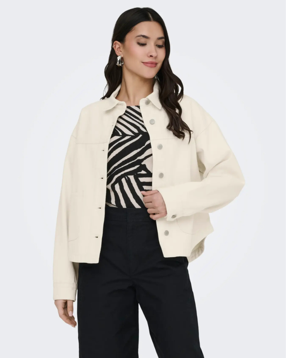 Noma L/S Shacket Noos Ecru