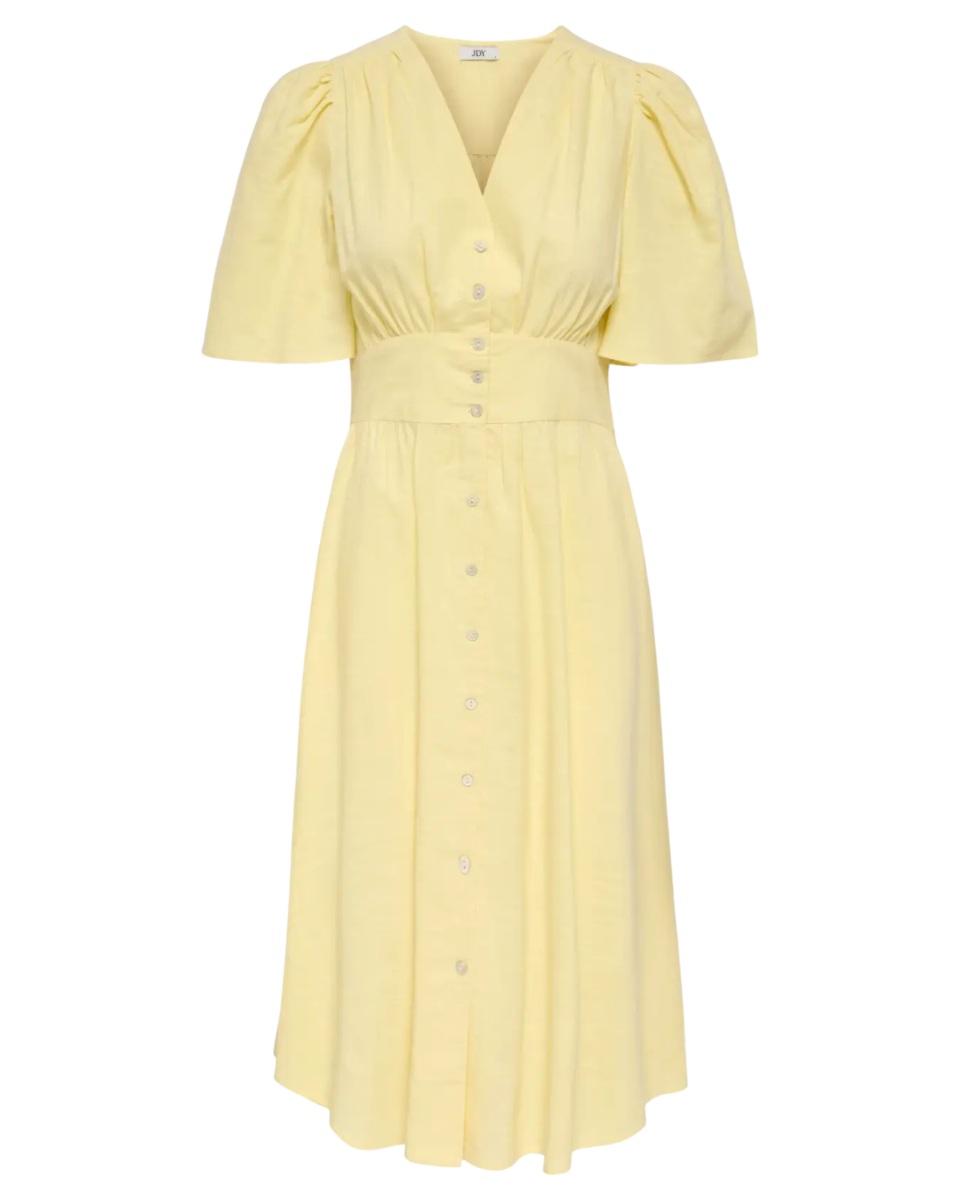 Nora 2/4 Midi Dress Noos Double Cream
