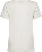 MMRomi Gethi O-SS Glam T-shirt Ecru