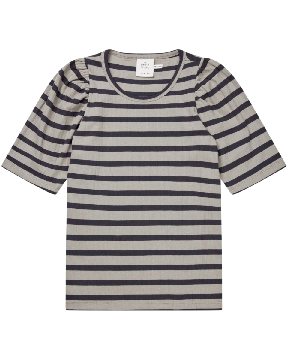 Jikolaz T-shirt Stripe Khak