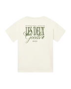Goods T-Shirt Ivory/Chive Green