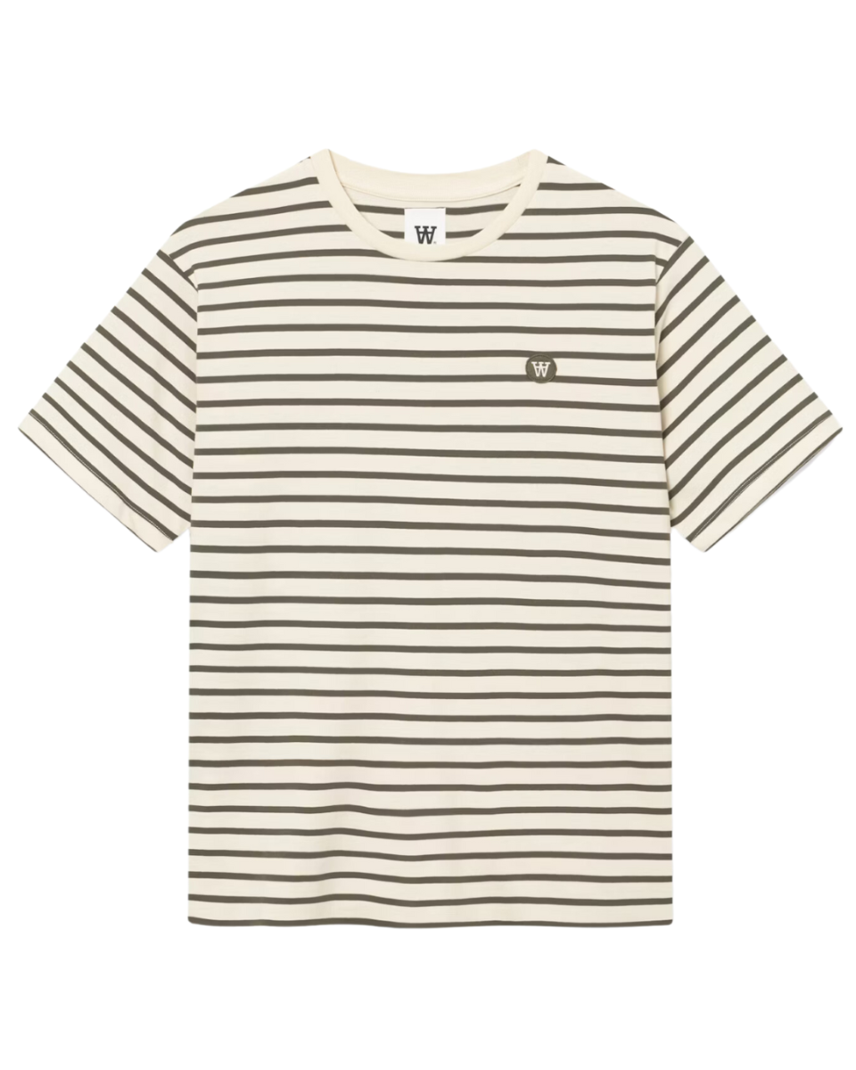 Ace Stripe T-shirt Grape Leaf