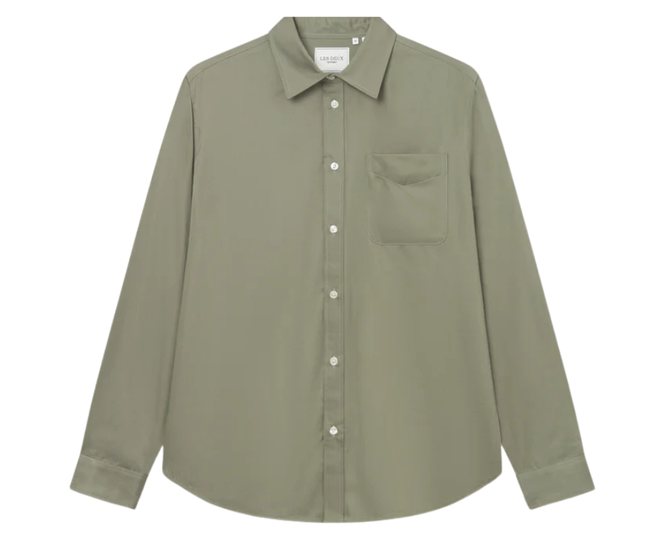 Kent Tencel Shirt Lichen Green