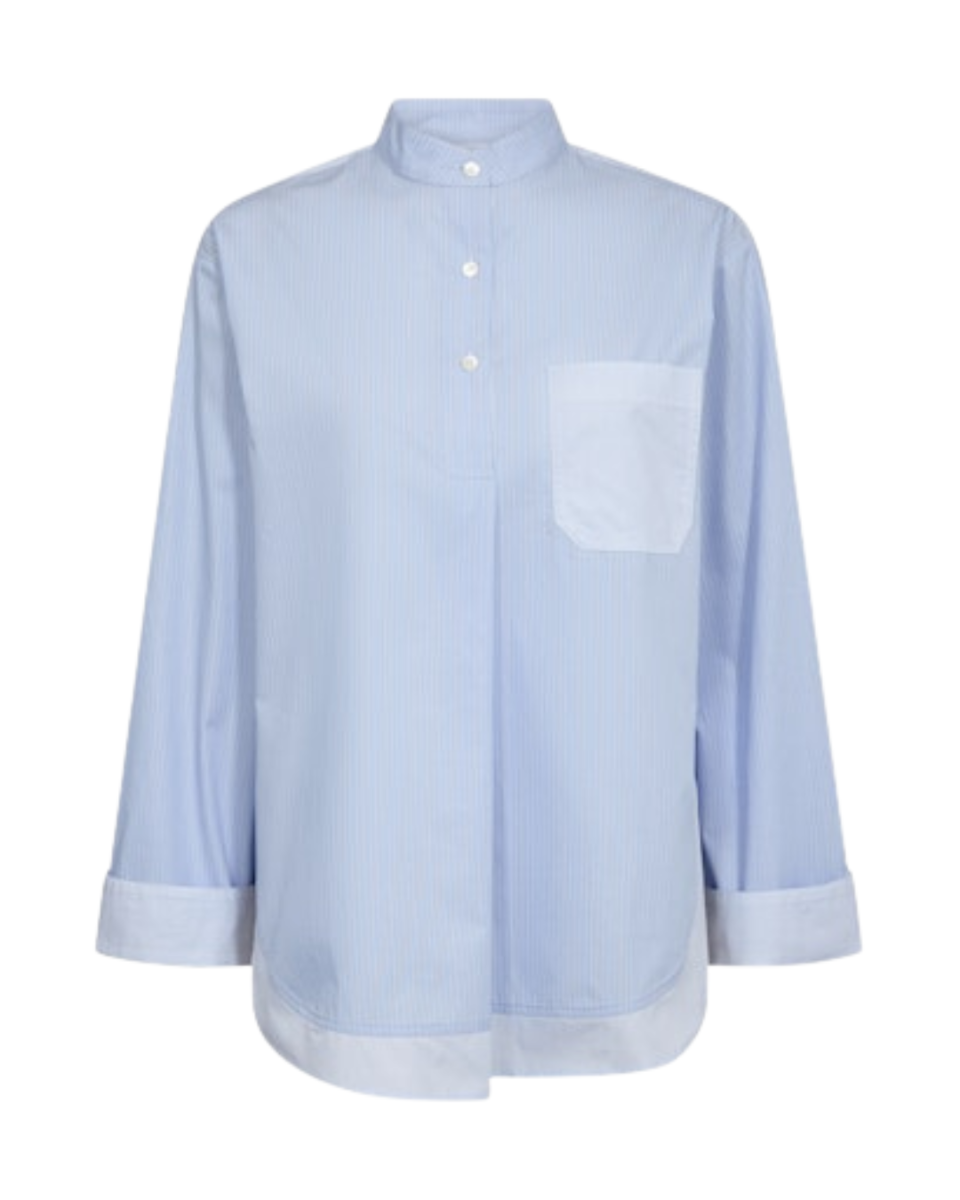 MMBronwyn Stripe Shirt Brunnera Blue