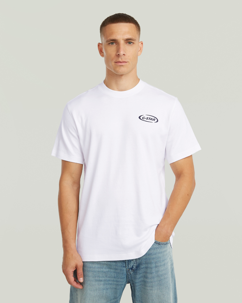 90s logo r t White