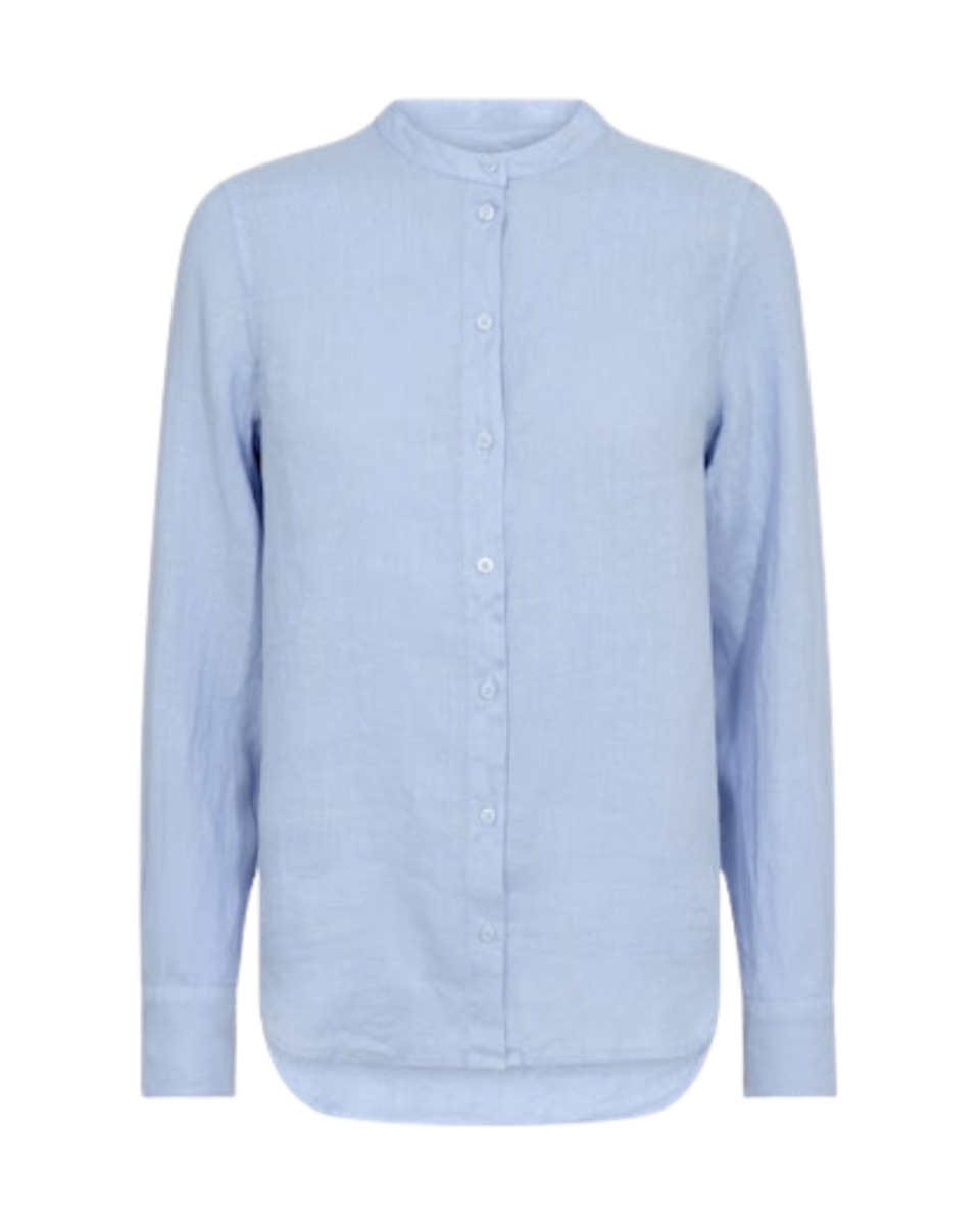 MMArtina Linen Shirt Brunnera Blue