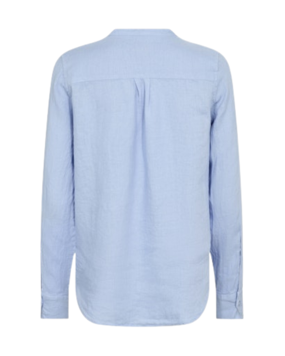 MMArtina Linen Shirt Brunnera Blue
