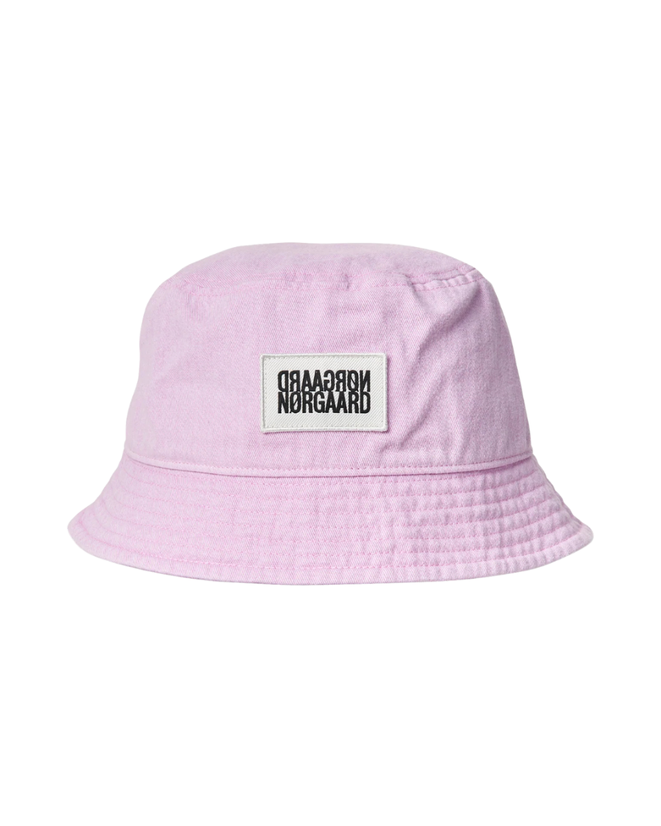 Washed Cotton Twill Bucket Hat Orchid Bouquet