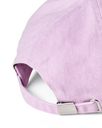 Washed Cotton Twill Mirror Coal Cap Orchid Bouquet