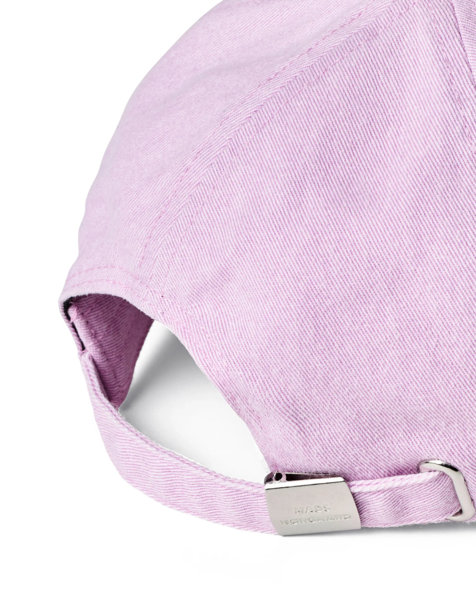 Washed Cotton Twill Mirror Coal Cap Orchid Bouquet
