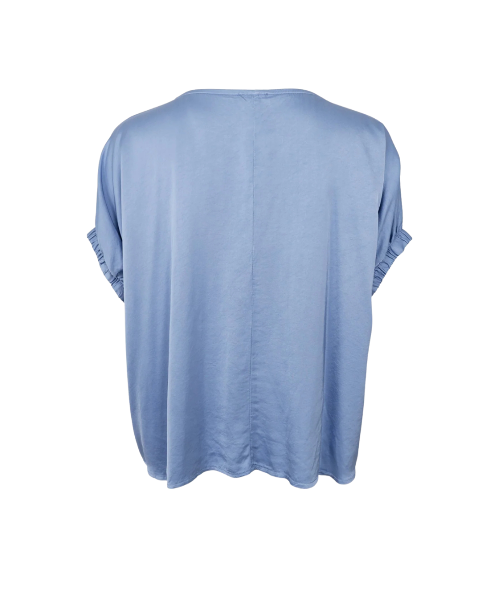 Mabel Blouse Dust Blue