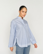 MMBronwyn Stripe Shirt Brunnera Blue