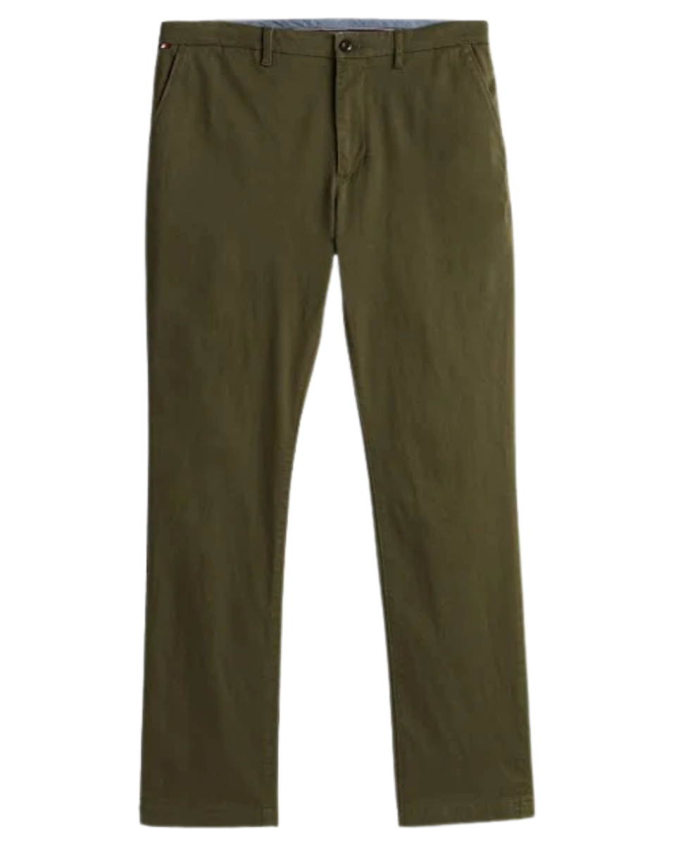 Denton Printed Structure Chino Dark Greene