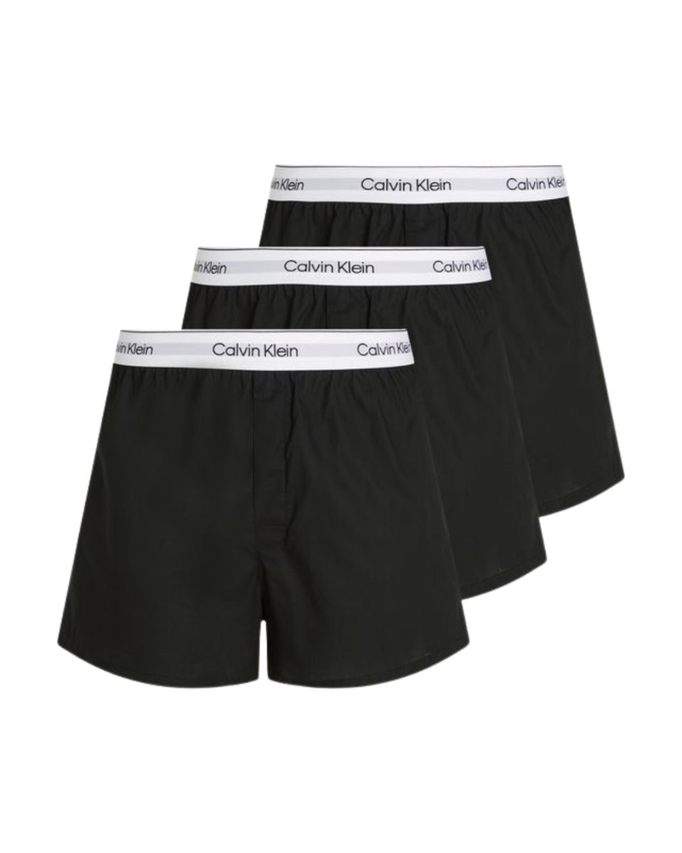 Boxer Slim 3pk Black-Black