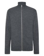 KilmerSi Rib Cardigan Grey Melange