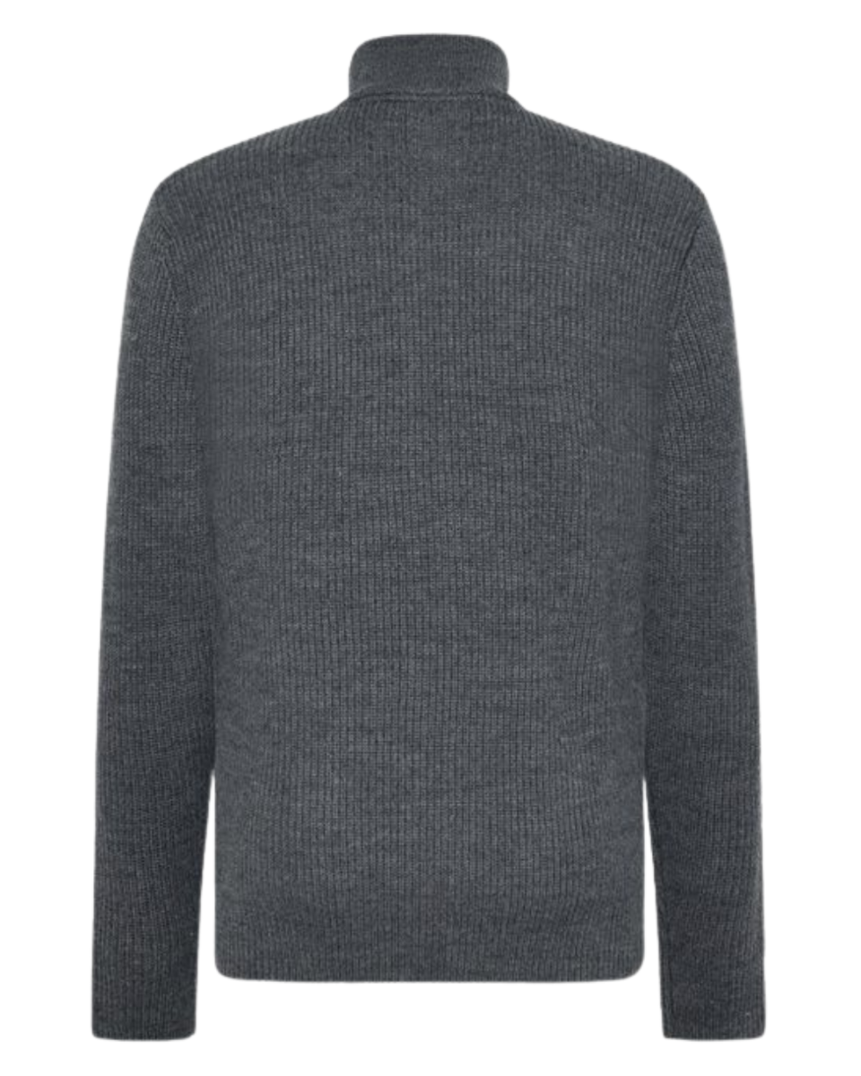 KilmerSi Rib Cardigan Grey Melange