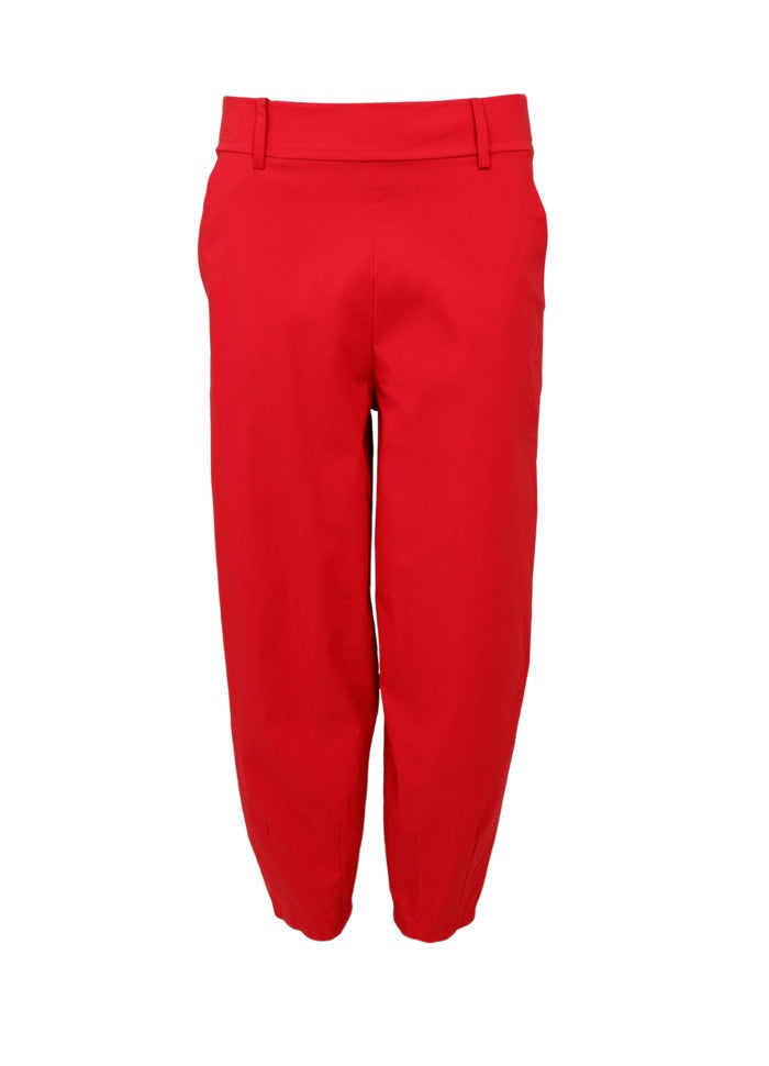 Beate Barrel Pant Red