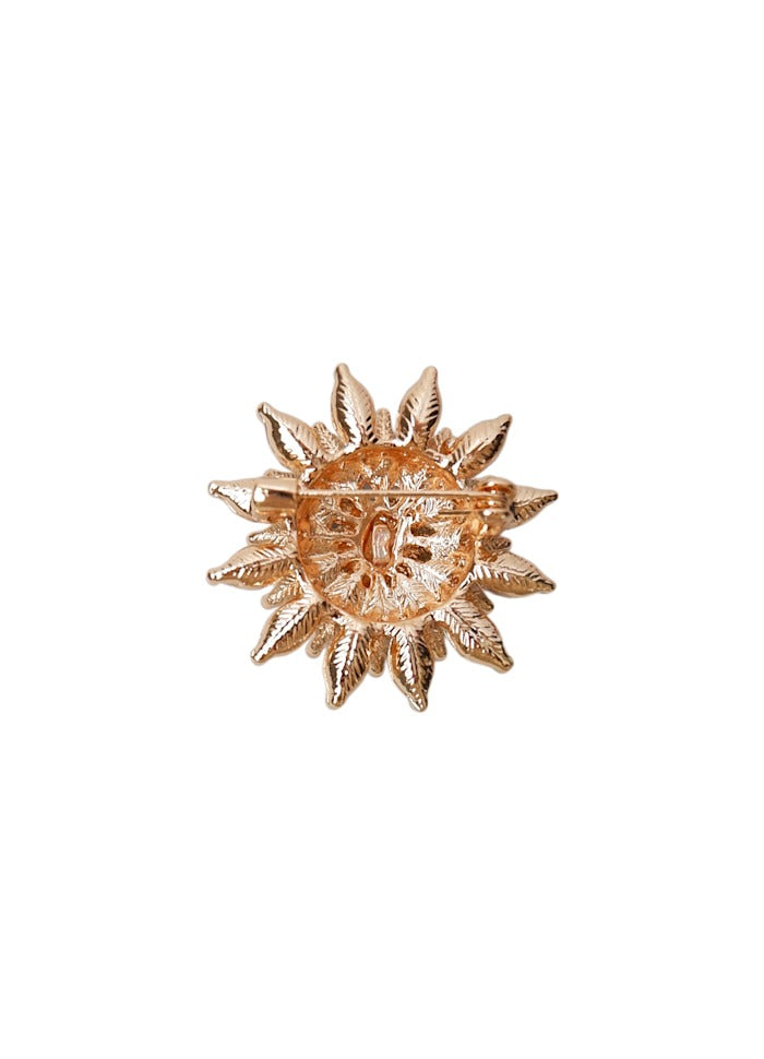 Daisy Brooch Gold