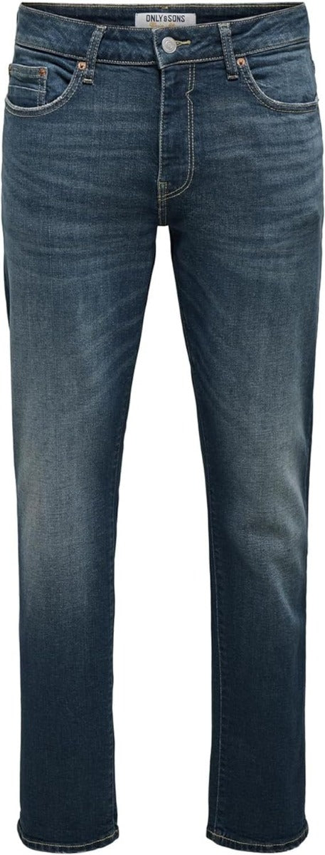 ONSsweft Reg. Jax Green 7009 Tai Dnm Medium Blue Denim