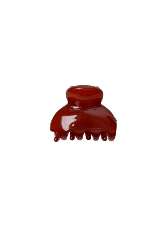 Vale Small Hair Claw Amber