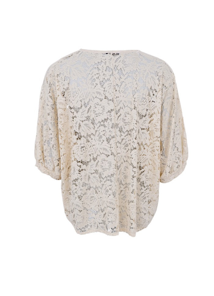 Debbie Lace Blouse Cream