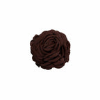 Black Colour Villa Mega Flower Hair Claw Coffee W. Dots