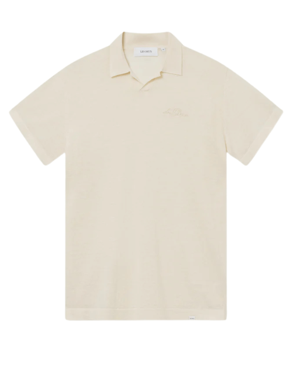 Emmamuel Knit Polo Ivory
